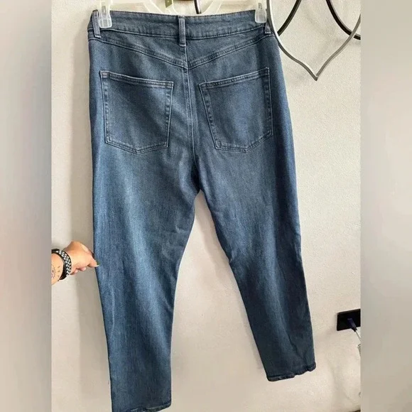 Sincerely Jules Distressed High-Rise Mom Jeans Size 11/30 NWT - Picture 2 of 12